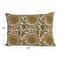 Hello Honey® 20" x 14" Green & Yellow Verdant Charm Linen Lumbar Pillow